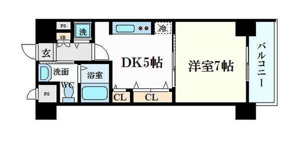 レジュールアッシュ西宮アーバンテラスの物件間取画像